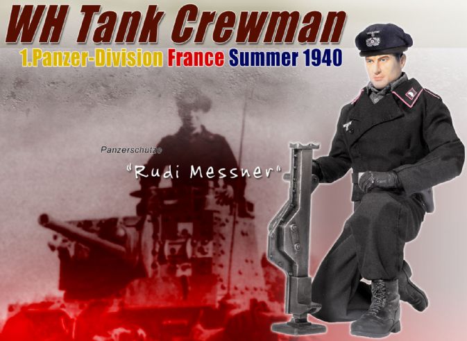 "Rudi Messner", WH Tank Crewman, 1.Panzer-Division, France 1940 (Panzerschutze) image 2