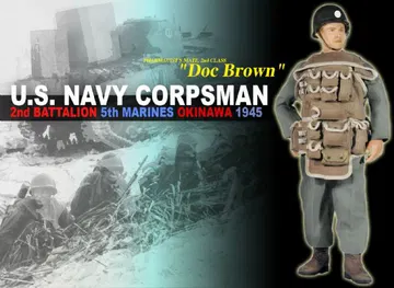 "Doc Brown", U.S. Navy Corpsman, 2nd Battalion, 5th Marines, Okinawa 1945 (Pharmacist's Mate, 2nd Class)
