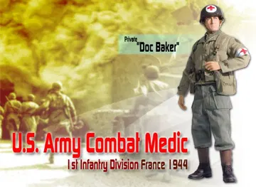 "Doc Baker", U.S. Army Combat Medic, 1st Infantry Division, France 1944 (Private)