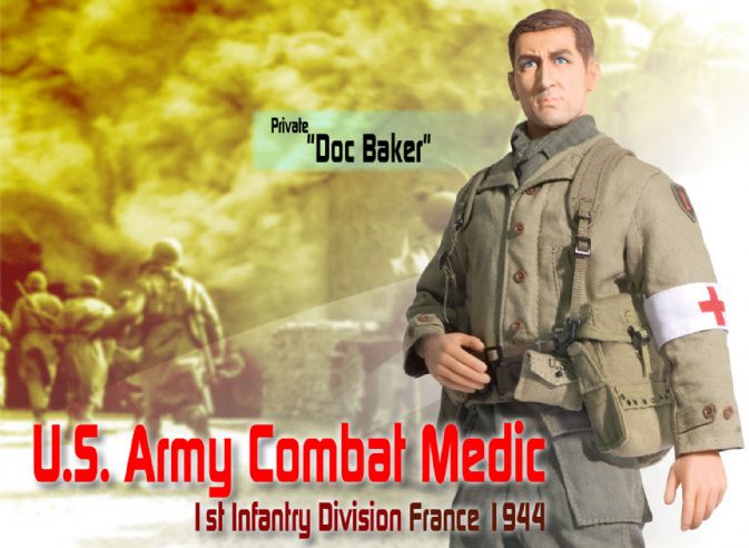 "Doc Baker", U.S. Army Combat Medic, 1st Infantry Division, France 1944 (Private) image 2