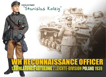 "Stanislas Kolzig", WH Reconnaissance Officer, 1.Aufklarungs-Abteilung, 2.Leichte-Division, Poland 1939 (Oberleutnant)