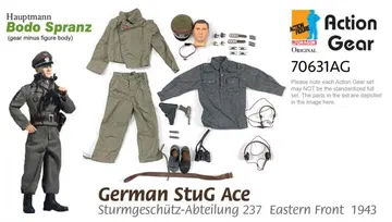 1/6 Dragon Original Action Gear for Hauptmann "Bodo Spranz" German StuG Ace Sturmgeschutz-Abteilung 237 Eastern Front 1943 [70631AG]
