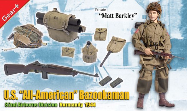 "Matt Barkley", U.S. "All-American" Bazookaman, 82nd Airborne Division, Normandy 1944 image 2