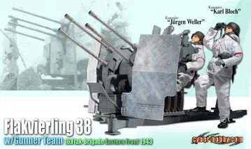 Jurgen Weller Flak 38 Gunner W/Flakvierling 38 Heeres-Flak-Abteilung 290, Eastern Front 1943-44 (Gefreiter)