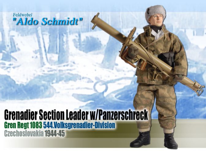 "Aldo Schmidt", Grenadier Section Leader w/Panzerschreck, Gren.Regt.1083, 544.Volksgrenaider-Division, Czechoslovakia, 1944/45 (Feldwebel) image 1