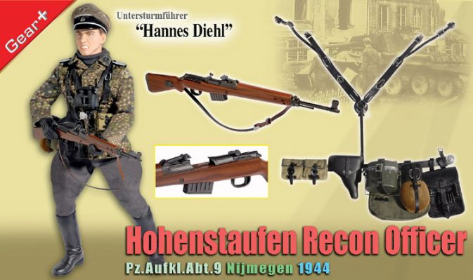 "Hannes Diehl", Hohenstaufen Recon Officer, Pz.Aufkl.Abt.9, Nijmegen 1944 (Untersturmfuhrer) image 2