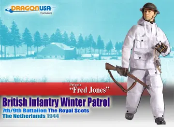 "Fred Jones", British Infantry Winter Patrol, 7th/9th Battalion, The Royal Scots, The Netherlands 1944 (Private)