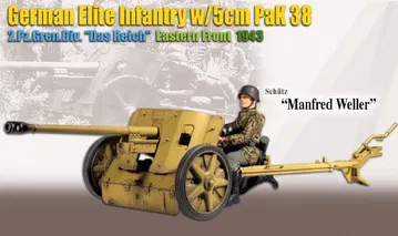 "Manfred Weller", 5cm Pak 38 w/Crew, 2./Pz.Gren.Div. "Das Reich", Eastern Front 1943