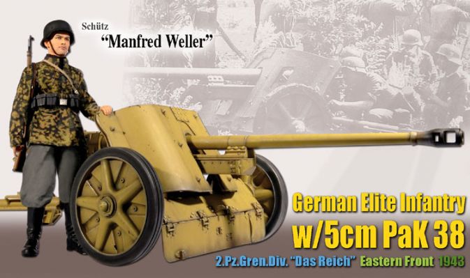 "Manfred Weller", 5cm Pak 38 w/Crew, 2./Pz.Gren.Div. "Das Reich", Eastern Front 1943 image 2