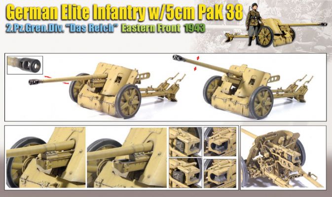 "Manfred Weller", 5cm Pak 38 w/Crew, 2./Pz.Gren.Div. "Das Reich", Eastern Front 1943 image 3