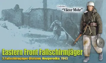 "Viktor Mohr", Eastern Front Fallschirmjager, 2.Fallschirmjager-Division, Novgorodka 1943 (Gefreiter)