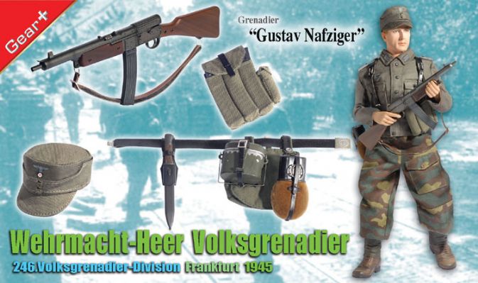 "Gustav Nafziger", Wehrmacht-Heer Volksgrenadier, 246.Volksgrenadier-Division, Frankfurt 1945 (Grenadier) image 3