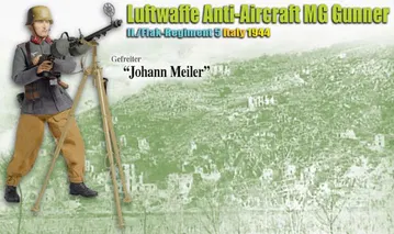 "Johann Meiler", Luftwaffe Anti-Aircraft MG Gunner, II./Flak-Regiment 5, Italy 1944 (Gefreiter)