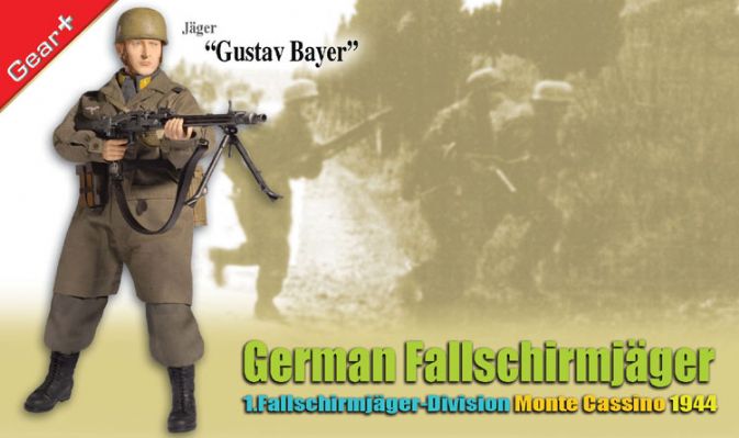 "Gustav Bayer", German Fallschirmjager, 1.Fallschirmjager-Division, Monte Cassino 1944 (Jager) image 2