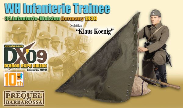 "Klaus Koenig", WH Infanterie Trainee, 34.Infanterie-Division, Germany 1939 (Schutze) image 3
