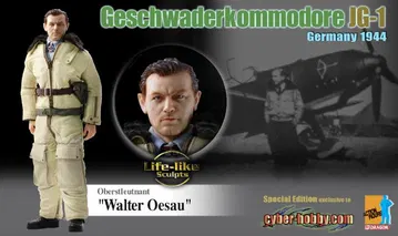 Oberstleutnant "Walter Oesau", Geschwaderkommodore JG-1, Germany 1944