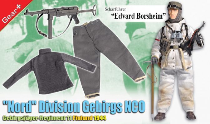 Scharfuhrer "Edvard Borsheim", "Nord" Division Gebirgs NCO, Gebirgsjager-Regiment 11, Finland 1943-44 image 1