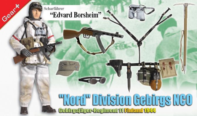 Scharfuhrer "Edvard Borsheim", "Nord" Division Gebirgs NCO, Gebirgsjager-Regiment 11, Finland 1943-44 image 2