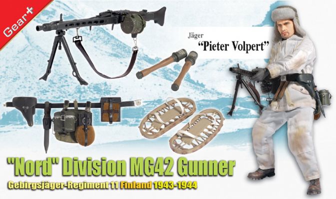 Jager "Pieter Volpert", "Nord" Division MG42 Gunner, Gebirgsjager-Regiment 11, Finland 1943-44 image 2