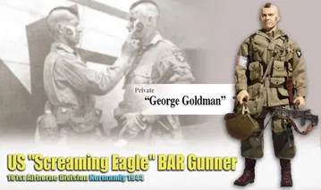 "George Goldman", U.S. "Screaming Eagle" BAR Gunner, 101st Airborne Division, Normandy 1944 (Private)