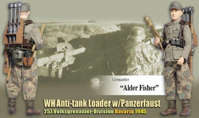 "Alder Fisher", WH Anti-Tank Loader w/Panzerfaust, 257.Volksgrenadier-Division ,Bavaria 1945 (Grenadier) image 1