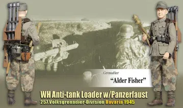 "Alder Fisher", WH Anti-Tank Loader w/Panzerfaust, 257.Volksgrenadier-Division ,Bavaria 1945 (Grenadier)
