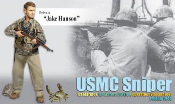 Private "Jake Hanson", USMC Sniper, 1st Marines, 1st Marine Division, Peleliu 1944