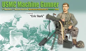"Eric Stark", USMC Machine Gunner, 1st Marines, 1st Marine Division, Peleliu 1944 (Corporal)