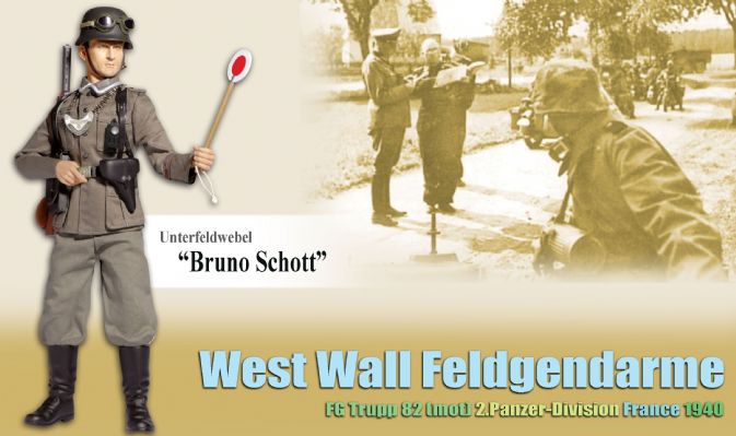 Unterfeldwebel "Bruno Schott", West Wall Feldgendarme, Fg Trupp 82 (Mot.), 2.Panzer-Division, France 1940 image 2