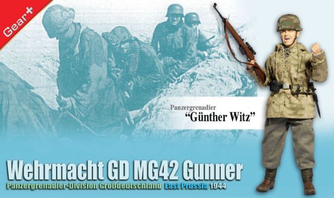 "Gunther Witz", Wehrmacht GD MG42 Gunner, Panzergrenadier-Division Grossdeutschland, East Prussia 1944 (Panzergrenaider) image 2
