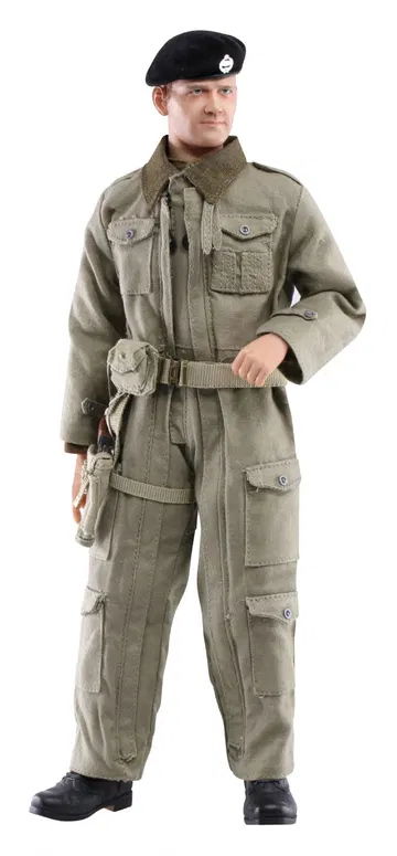 Private "Terry Davis", British Tank Crew, Royal Armoured Corps, Northwest Europe 1944