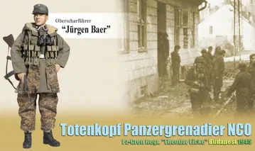 Oberscharfuhrer "Jurgen Baer", Totenkopf Panzergrenadier NCO, Pz.Gren.Rgt. "Theodor Eicke", Budapest 1945