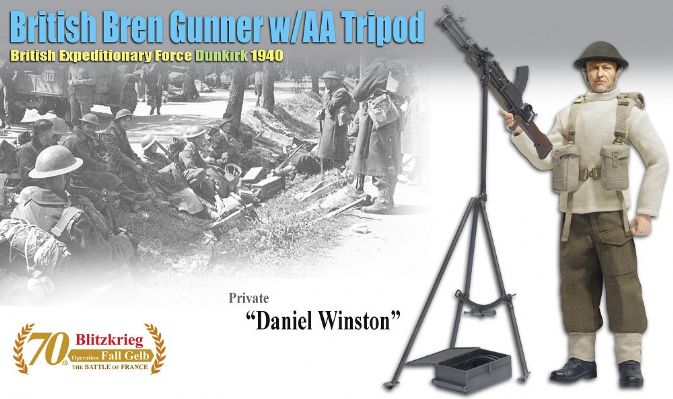 Private "Daniel Winston", British Bren Gunner w/AA Tripod, British Expeditionary Force, Dunkirk 1940 image 1
