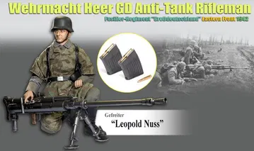 Gefreiter "Leopold Nuss", Wehrmacht Heer GD Anti-Tank Rifleman w/S18-100 , Fusilier Regiment "Grossdeuteschland", Eastern Front 1942