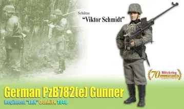 Schutze "Viktor Schmidt", German PzB782(e) Gunner, Regiment "LAH", Dunkirk 1940