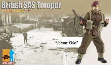 Private "Johnny Vicks", British SAS Trooper, 1 SAS Regt., Germany 1945