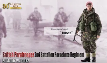Lieutenant Colonel "Jones" British Airborne, 2nd Battalion, The Parachute Regiment, Falklands War 1982