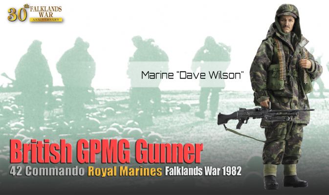 Marine "Dave Wilson", British GPMG Gunner, 42 Commando, Royal Marines, Falklands War 1982 image 1