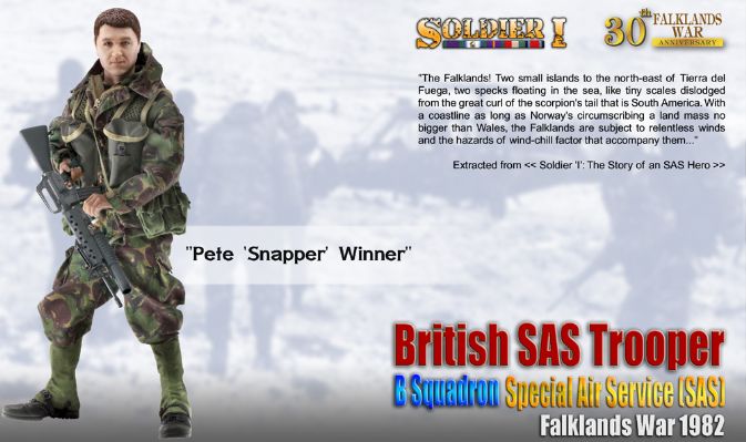 Pete 'Snapper' Winner, British SAS Trooper, B Squadron, Special Air Service (SAS), Falklands War 1982 image 1