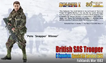 Pete 'Snapper' Winner, British SAS Trooper, B Squadron, Special Air Service (SAS), Falklands War 1982