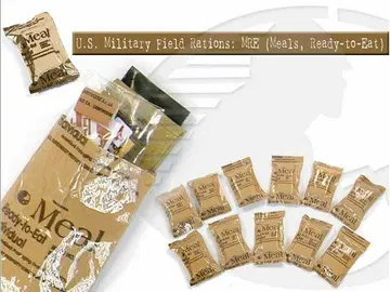 US Military Field Rations: MRE (Meal, Ready-To-Eat) Set 2