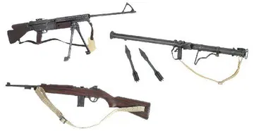 WWII US Infantry Weapon Set 2
