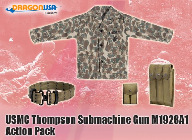 USMC Thompson Submachine Gun M1928A1 Action Pack image 1