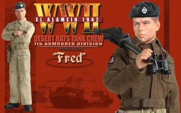 Private "Fred", Desert Rats Tank Crew, 7th Armoured Division, El Alamein 1942