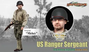 Sergeant "Mickey", US Ranger, 2nd Ranger Battalion, France 1944
