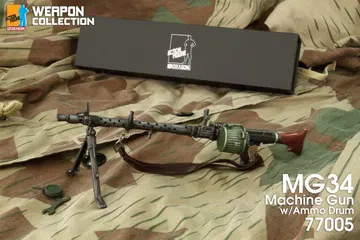 MG 34 Machine Gun w/Ammo Drum