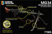 MG 34 Machine Gun w/Ammo Drum image 3