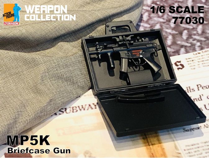 1/6 Weapon Collection - MP5K Briefcase Gun image 1