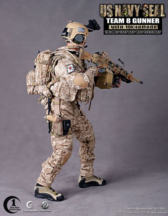 US NAVY SEAL Team 8 Gunner with MK48 Mod1 image 7