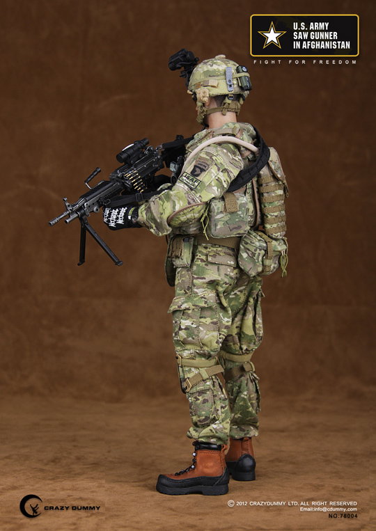 US ARMY Saw gunner in Afghanistan image 2